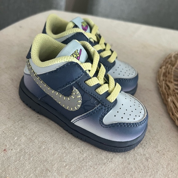 Nike Dunk Low TD Halloween “I AM FEARLESS” Size 4C Toddler New - Picture 1 of 8